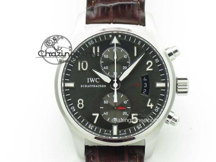 MIROTIME 0203 Pilot Top Gun IW326901 M+F 1:1 Best Edition Black Dial on Black Rubber Strap A SportInspired 6999